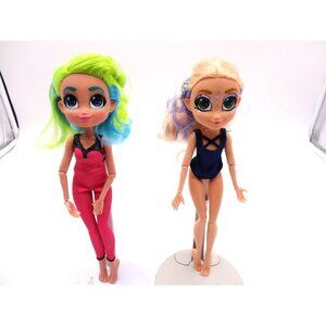 Hairdorables Harmony and Bella‎ in Blue Leotard Fashion Dolls
